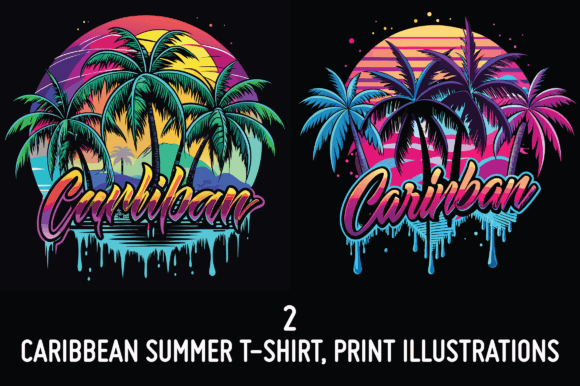 A Caribbean Summer Design for Crafters and Graphics