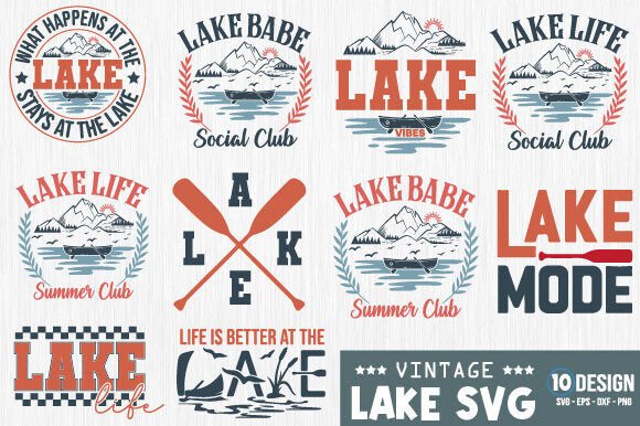 A Lakeside Asset for Small Business Branding and T-Shirt Designs