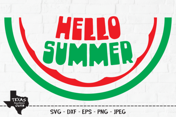 A Review of the Hello Summer Watermelon Graphics Asset for Crafts