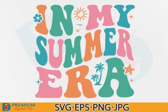 A Summer-Tinged Graphic Asset for T-Shirts & Seasonal Designs