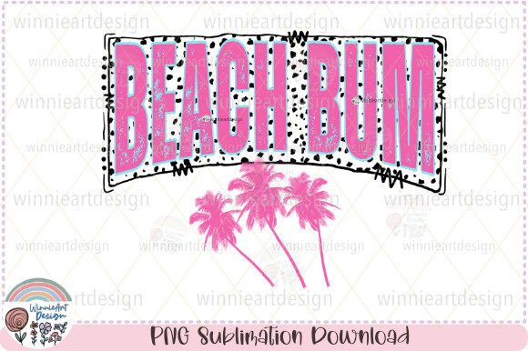Beyond T-Shirts: The Beach Bum Dalmatian Graphic for Creative Client Projects