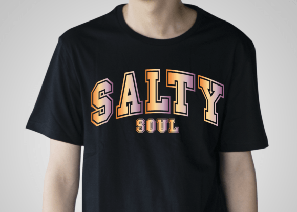 Salty Soul Summer Beach Graphics for T-Shirt Designs